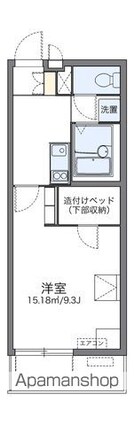 レオパレスソレーユⅢ[1K/26.08m2]の間取図
