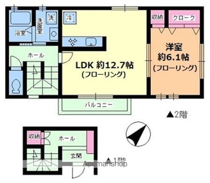 サニーワイズ[1LDK/52.99m2]の間取図