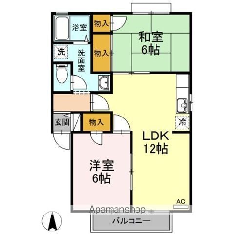 フレンドリー91 A棟の間取り写真