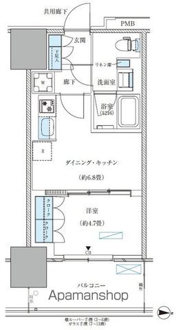 パークアクシス西大島コンフォートスクエアの間取り写真