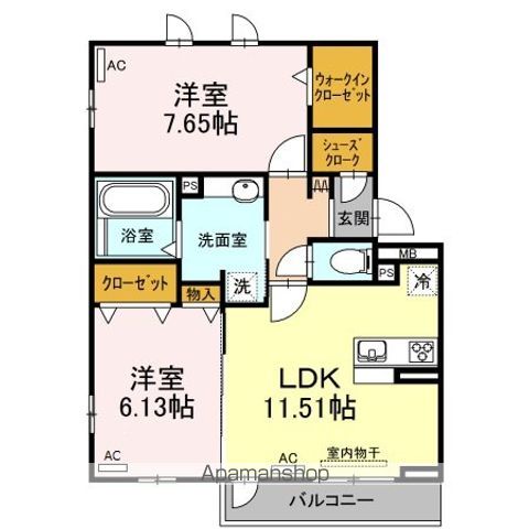 DーCASTLEの間取り写真