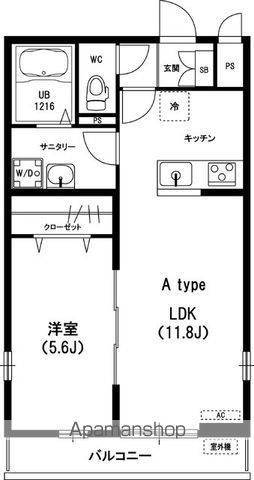 リブリ・HUGEL山手の間取り写真