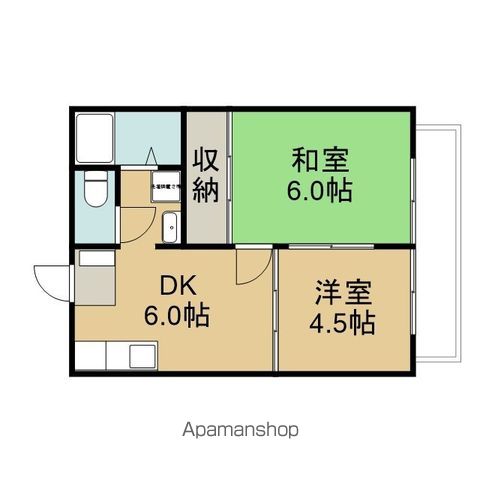 サンハイツ岩倉の間取り写真