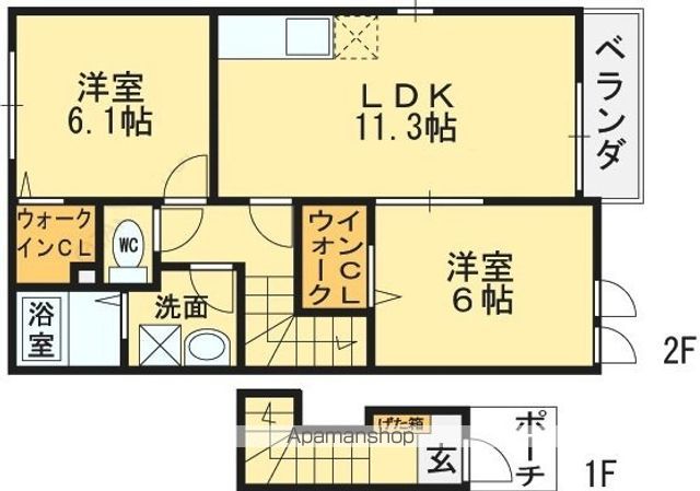 アンジールの間取り写真