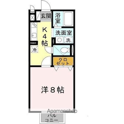 ピノカーサ[1K/30.03m2]の間取図
