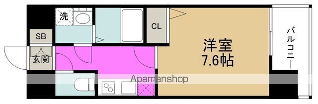 レジデンス塚本クラージュの間取り写真
