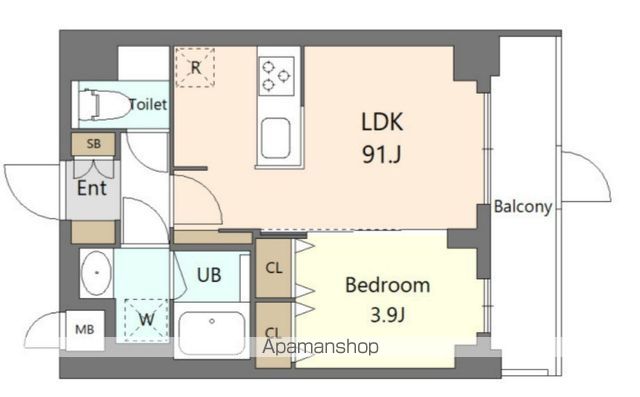 S−RESIDENCE北綾瀬AWESOMEの間取り写真