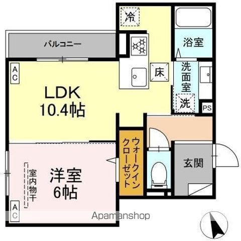 シェーンブルーメ横浜の間取り写真