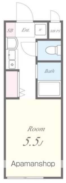 ＦＥＲＩＯ仲宿[1R/18.01m2]の間取図