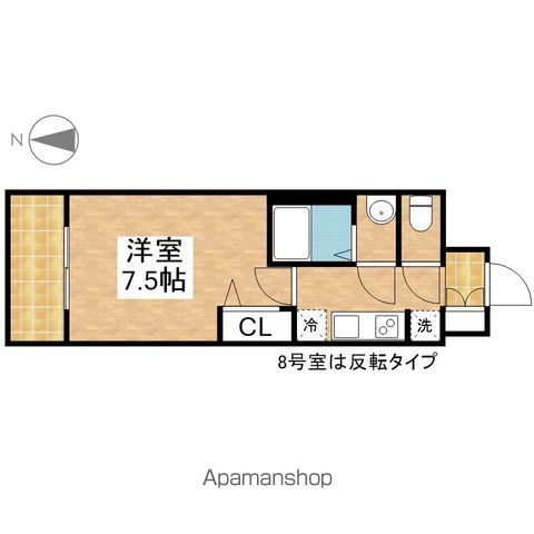 プレサンス上前津オレシアの間取り写真