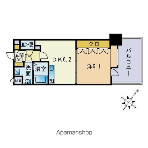 サムティ天神南の間取り写真