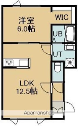 ＧＲＡＮＤ　ＶＯＹＡＧＥ（グラン　ボヤージュ）[1LDK/42.64m2]の間取図