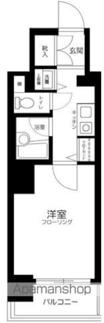 菱和パレス早稲田参番館[1K/20.78m2]の間取図