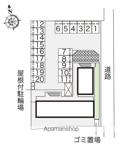 レオパレスリヴェール 107 ｜ 山梨県中央市布施214（賃貸アパート1K・1階・21.06㎡） その12