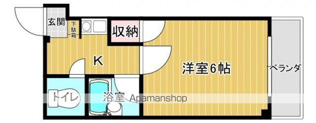祇園ラフィーネの間取り写真