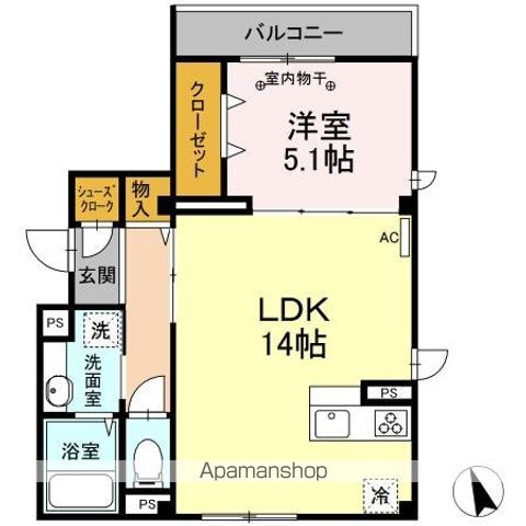 ルシエル恵比寿南の間取り