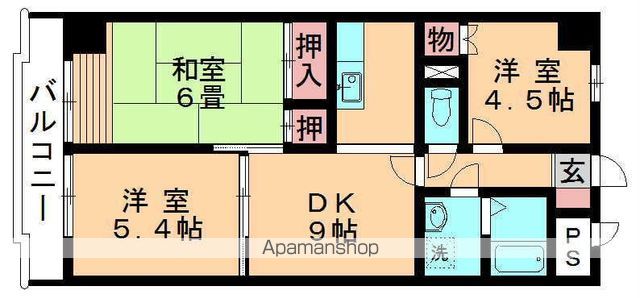 モデラートシティの間取り写真