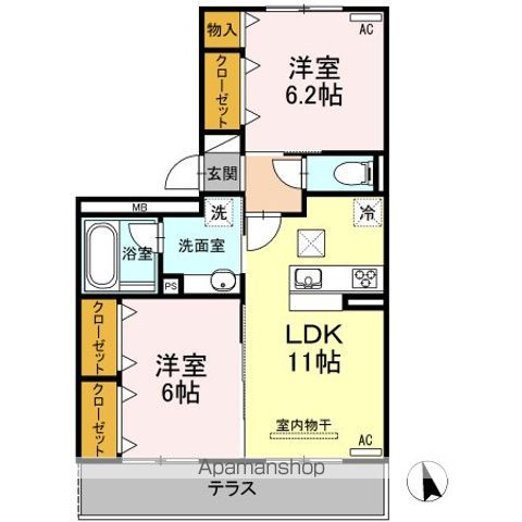 ディライトの間取り写真