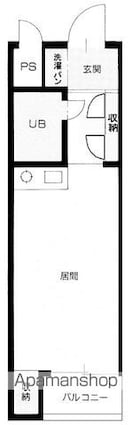 東京都豊島区池袋本町２丁目[1R/19.07m2]の間取図