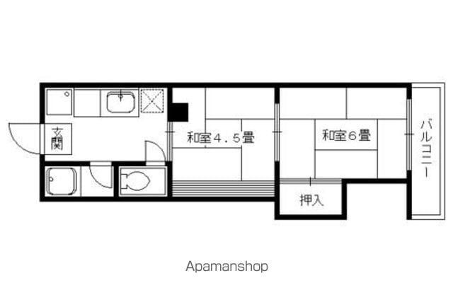 中嶋マンションの間取り写真