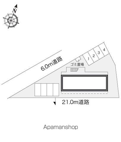 レオパレスヴィラ・スペランツァ 304 ｜ 千葉県船橋市三山６丁目46-9（賃貸マンション1K・3階・20.28㎡） その21