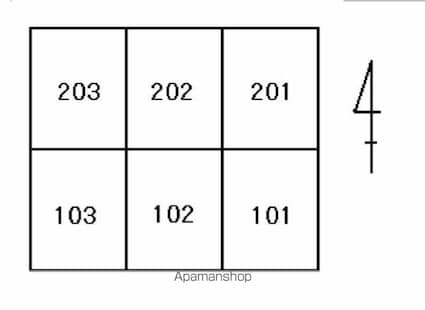 香川県高松市東山崎町[1K/27.82m2]の配置図