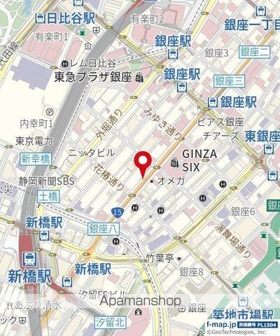 パークリュクス銀座MONOの周辺写真