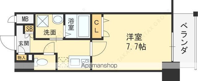 LA DOUCEUR梅田EASTの間取り写真