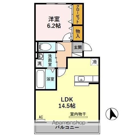 ラフィーネ・DUOの間取り写真