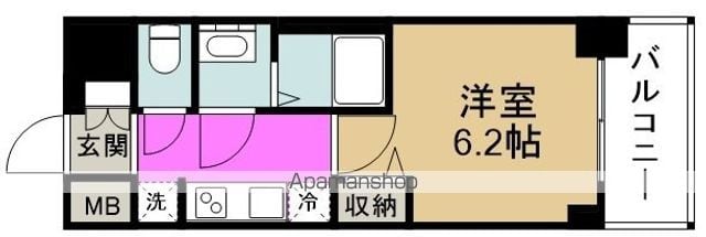 プレサンス福島ミッドエルの間取り写真