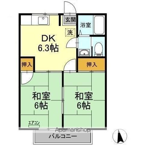 第2山治ハイツの間取り写真