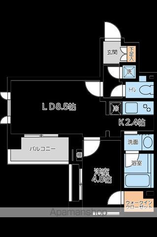 CITY SPIRE 若松町の間取り写真