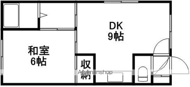 上町マンションの間取り写真