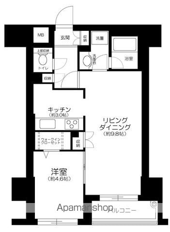 アトラスタワー西早稲田の間取り写真
