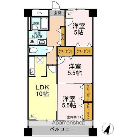 EAST ONEの間取り写真