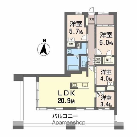 ＮＵＤＧＥＯＮＥ．照葉の間取り