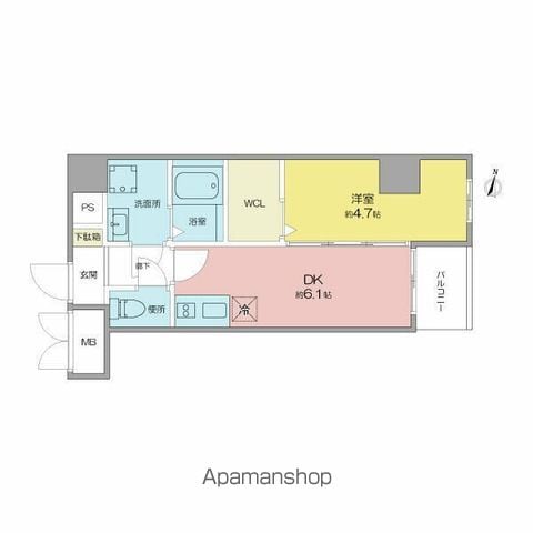 VERITAS SHIRAKANEの間取り写真
