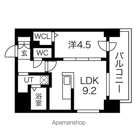 プライマル札幌桑園の間取り写真