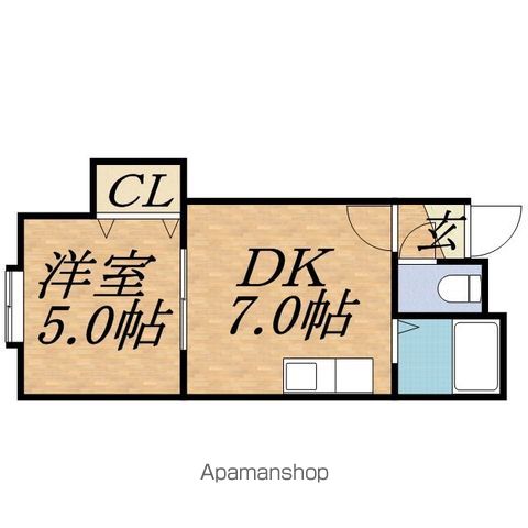 LINKSーCOURT桑園の間取り写真