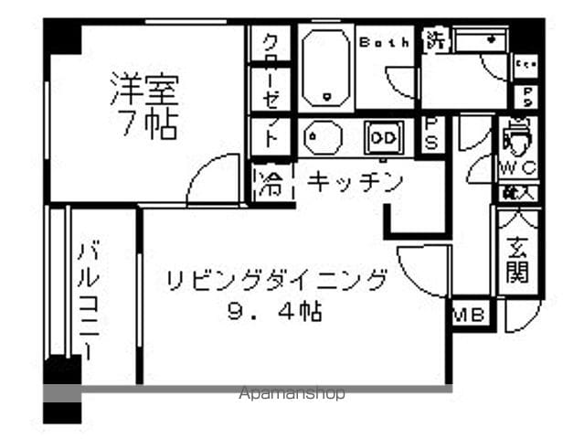 クリオ戸越銀座弐番館の間取り写真