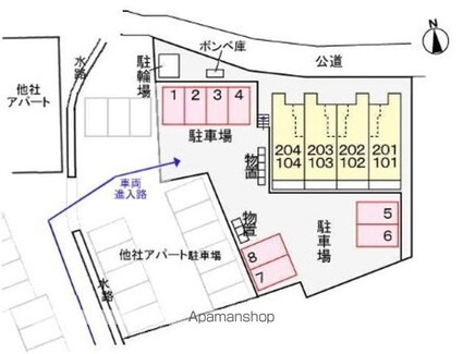 プリンシパール　滝[1R/40.94m2]の配置図