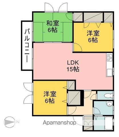 グランシード東野 A棟の間取り写真