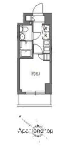 アラート横濱桜木町Iの間取り写真