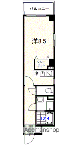 【墨田区東向島のマンションの間取り】