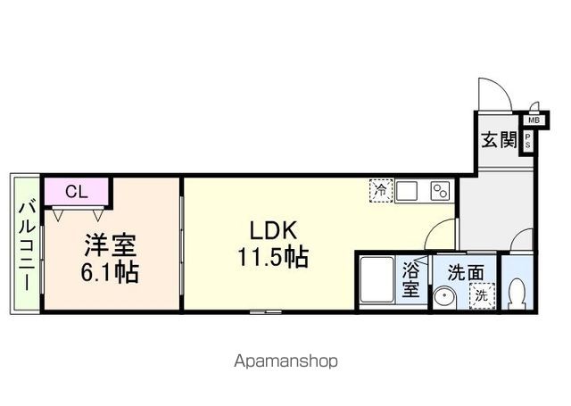 フジパレス喜連瓜破V番館の間取り写真