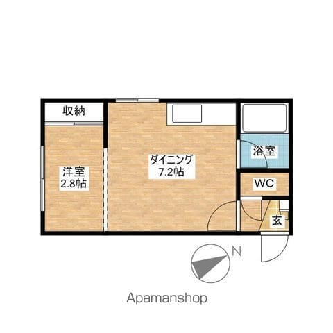 レスペデザ菊水の間取り写真