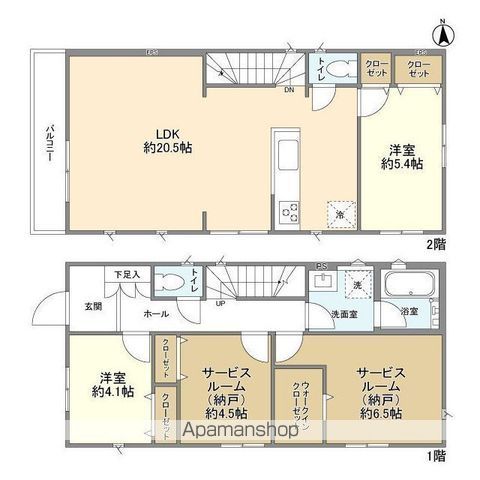 【ＫＯＬＥＴ千歳烏山０４の間取り】