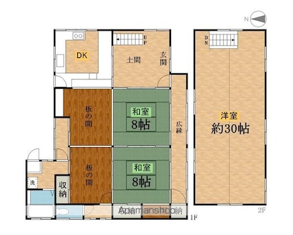 小比企町古民家一戸建[5DK/151.74m2]の間取図