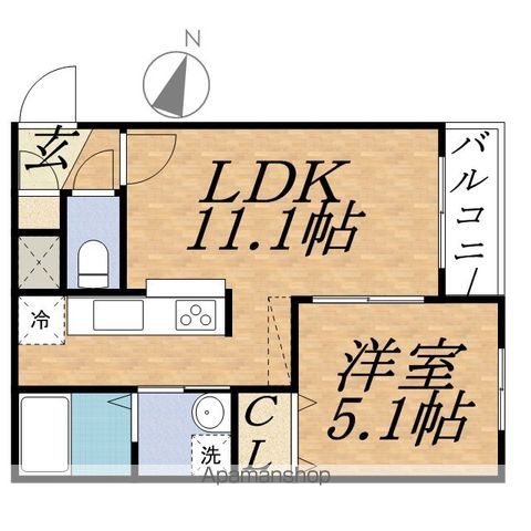 リデーレ裏参道の間取り写真