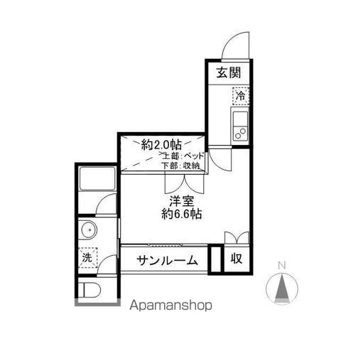 山岸ハイツの外観写真